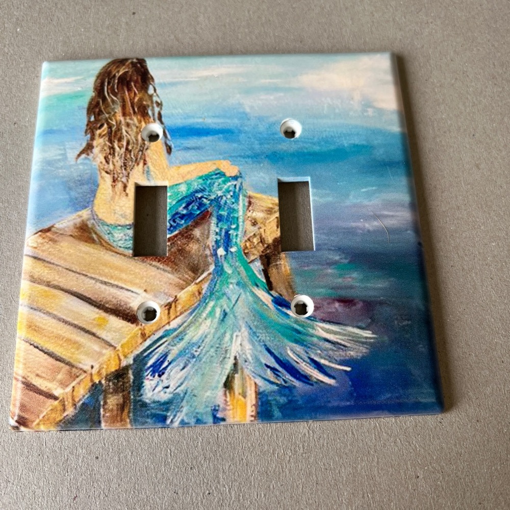 Mermaid light switch cover